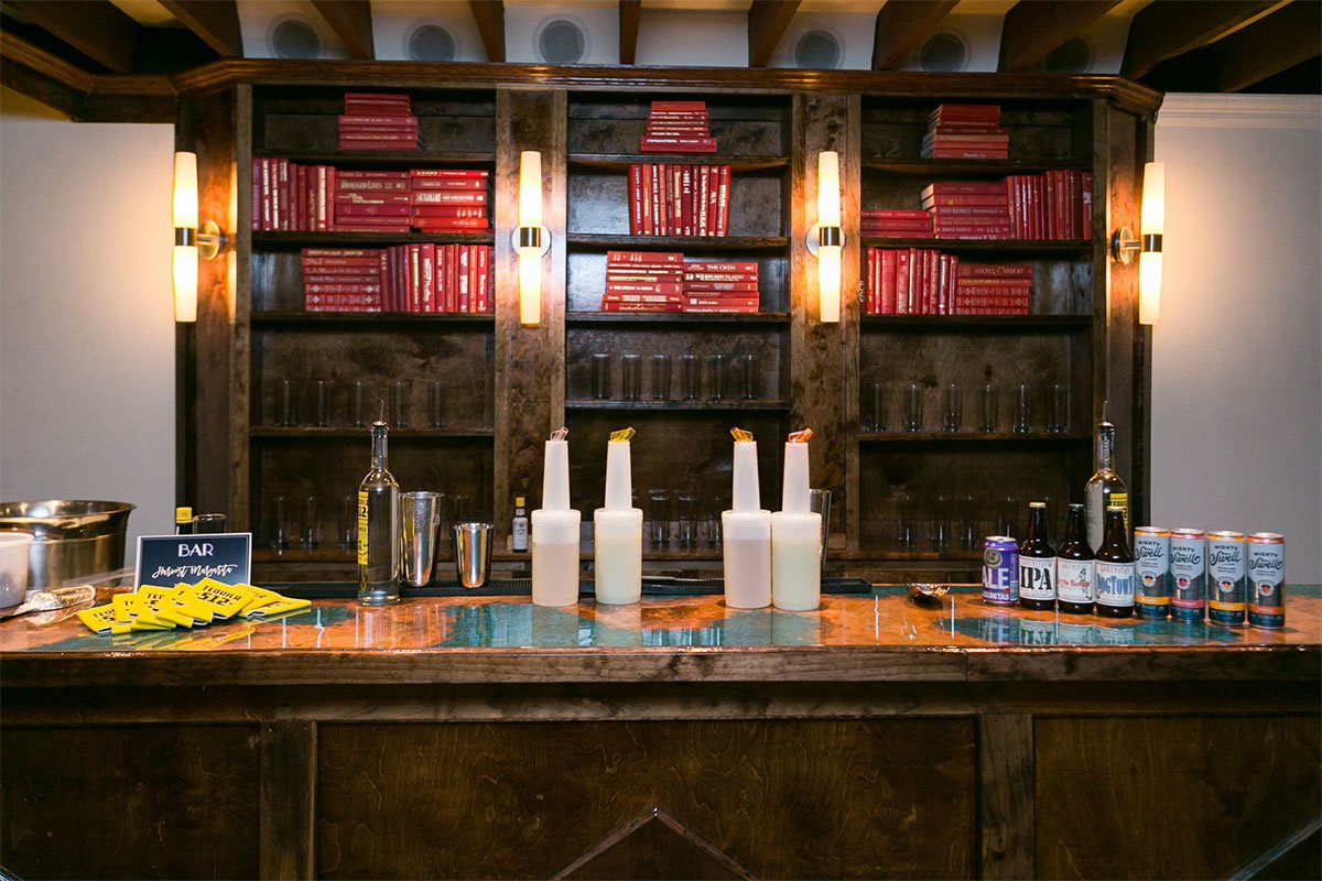 Relaxing Library Bar at The Vista on Seward Hill