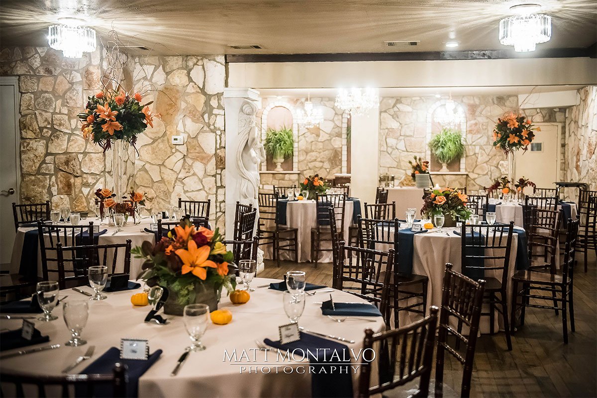 Three Gorgeous Chandeliers light up the Dining area at The Vista on Seward Hill