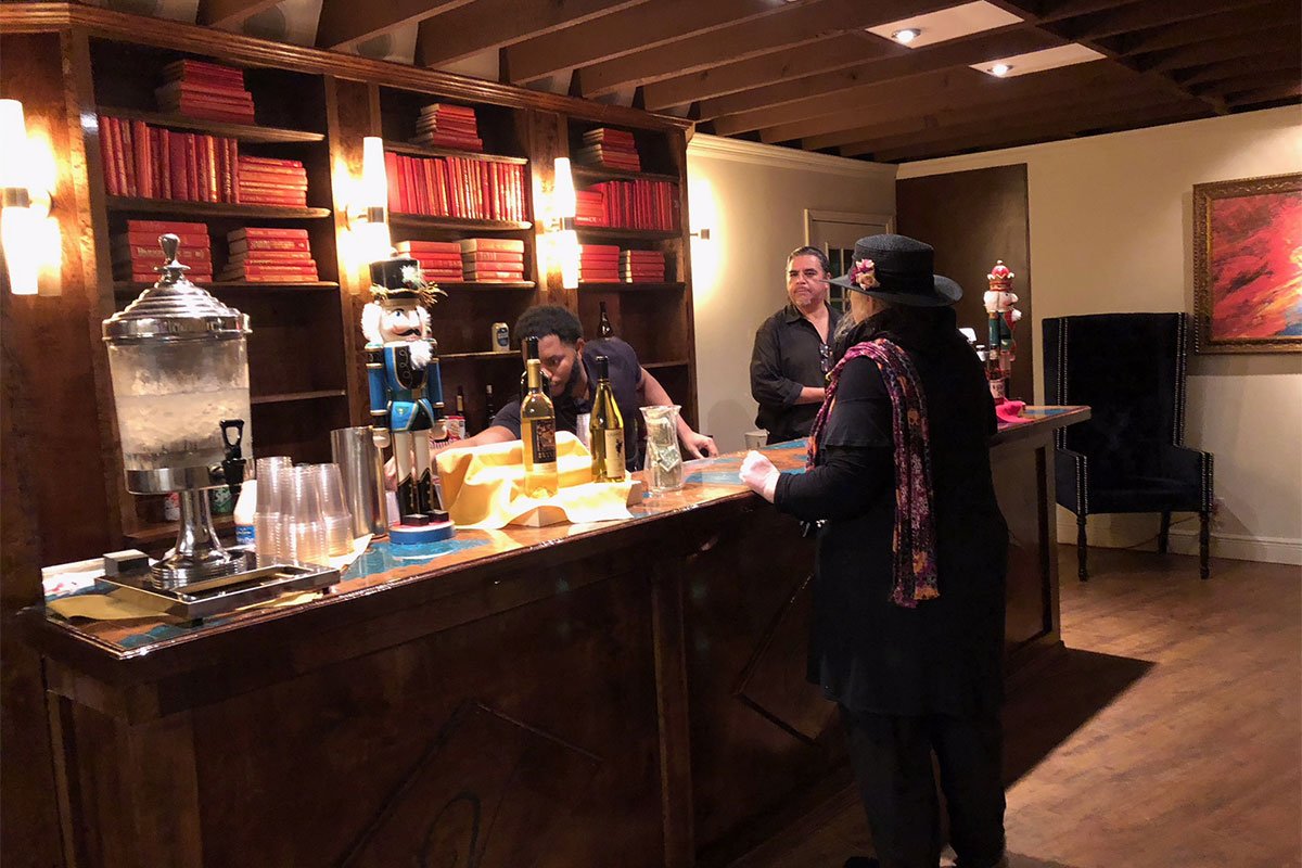 Relaxing Library Bar at The Vista on Seward Hill