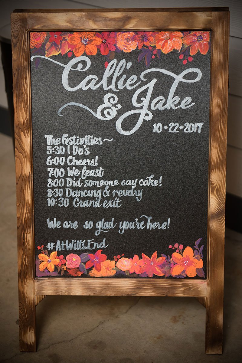 Special Touches for Weddings at The Vista on Seward Hill