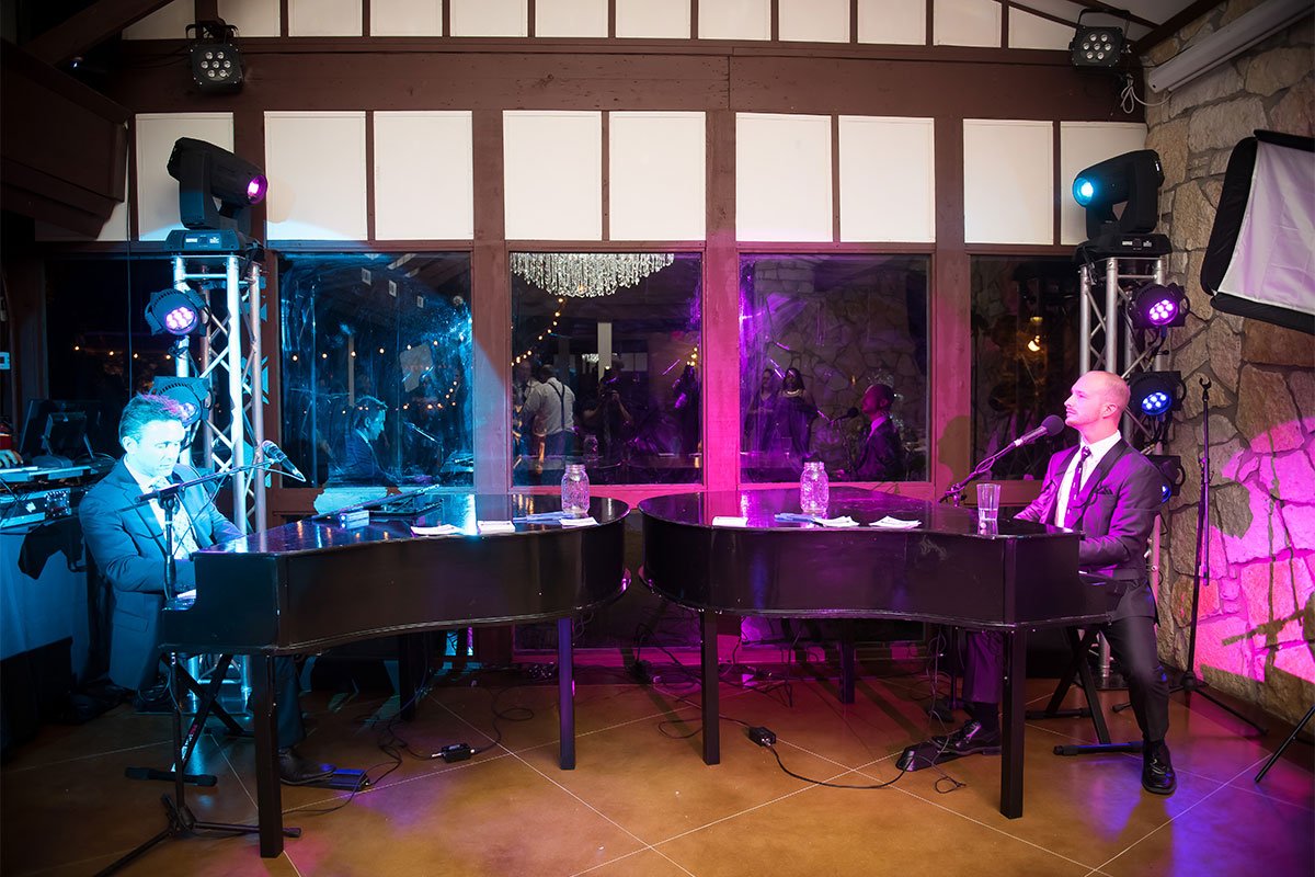 The Chandelier Chateau is an incredible reception room for dancing at The Vista on Seward Hill