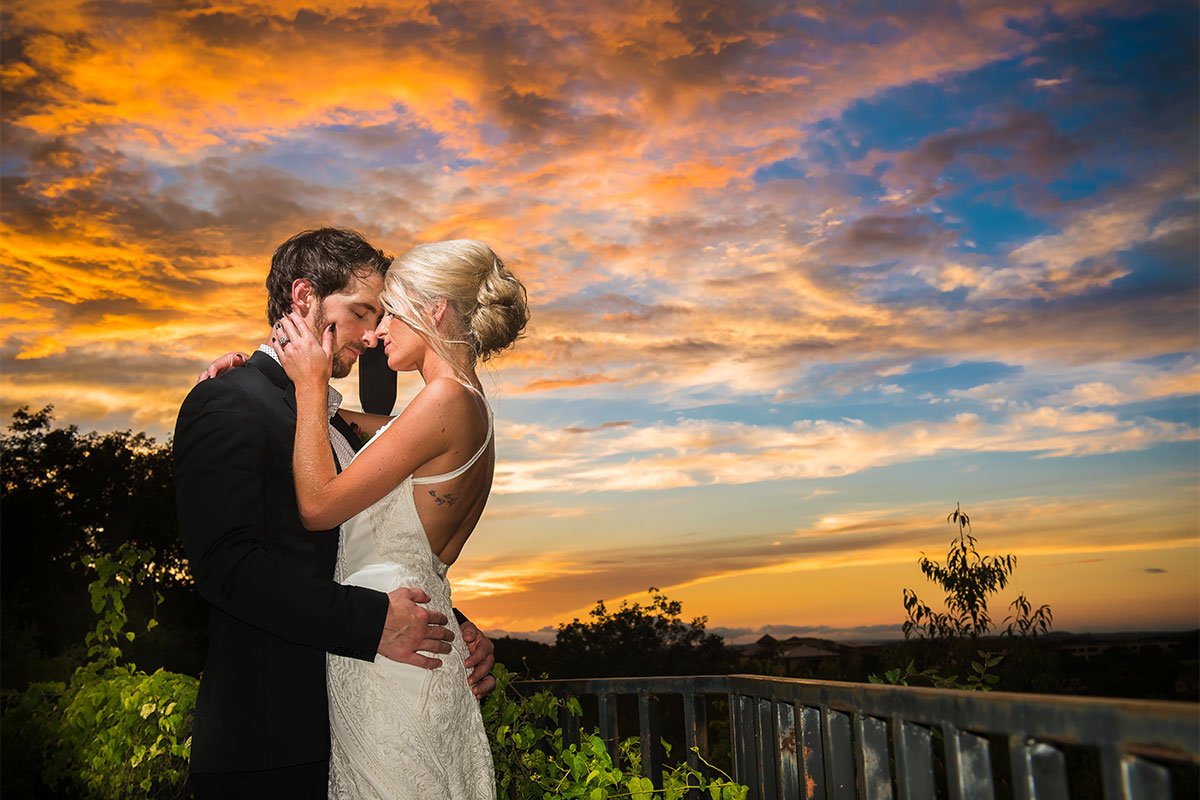 Incredible Sunset weddings at The Vista on Seward Hill