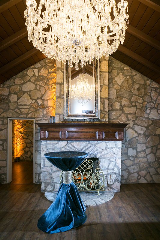 The Chandelier Chateau is an incredible reception room for dancing at The Vista on Seward Hill