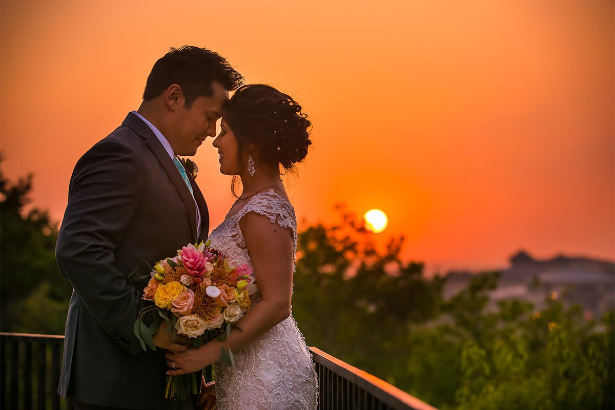 Incredible Sunset Weddings at The Vista on Seward Hill