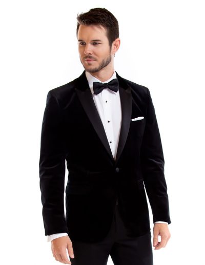 Luxor Velvet Black Jacket at Rex Formal Wear, San Antonio, Texas