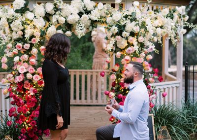 A visual walk through of the ceremony area of The Vista On Seward Hill