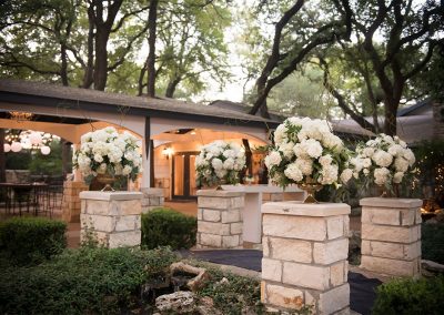 Weddings are fabulous in the beautiful outdoor gardens of The Vista on Seward Hill