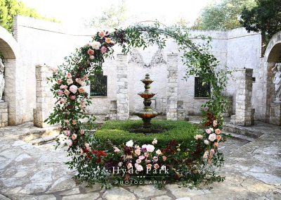 A visual walk through of the ceremony area of The Vista On Seward Hill