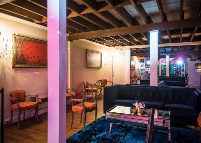 Enjoy the relaxing lounge areas during your celebration at The Vista on Seward Hill
