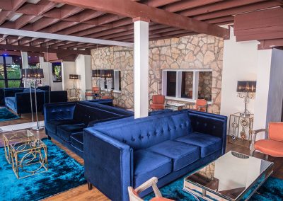 Enjoy the relaxing lounge areas during your celebration at The Vista on Seward Hill