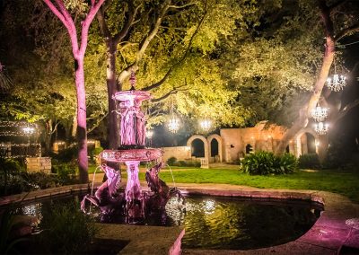 Weddings are fabulous in the beautiful outdoor gardens of The Vista on Seward Hill