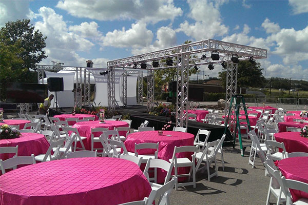 DPC Event Services - San Antonio Wedding Event Rentals - Staging
