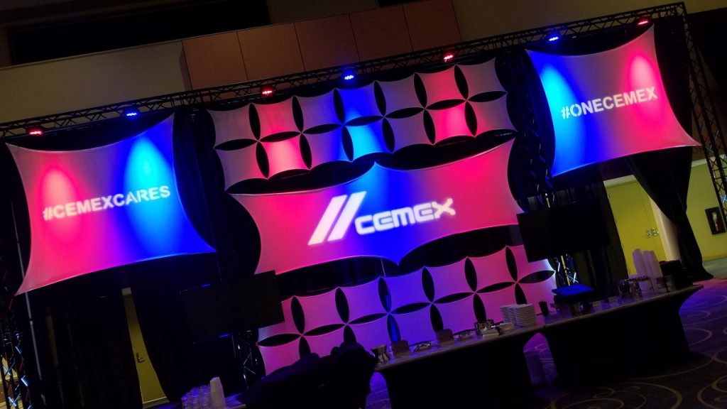Spandex Custom Stage Backdrop