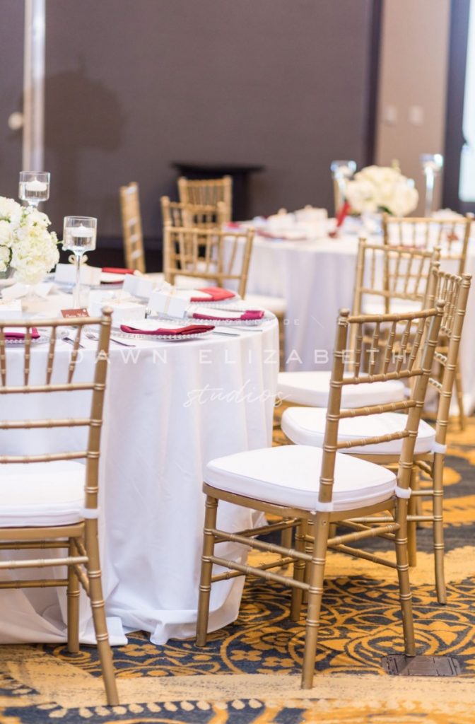 Gold Chiavari Chairs - Dawn Elizabeth Studios Photo