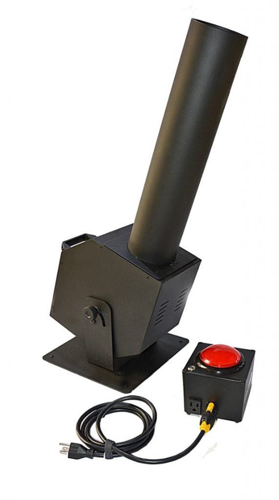 Confetti Launcher - Uses CO2 tank for Continuous Flow of Confetti