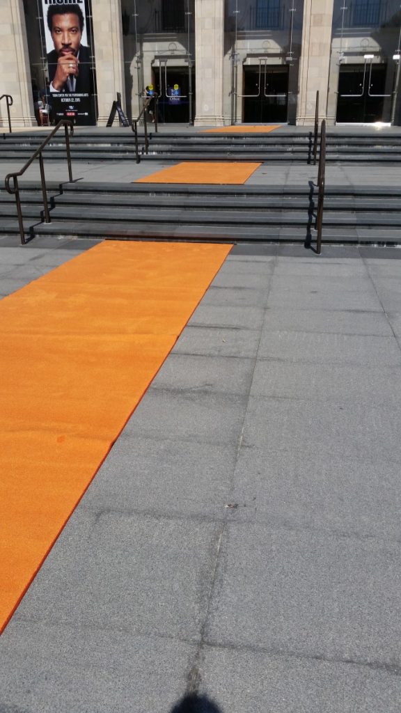 Orange Carpeting
