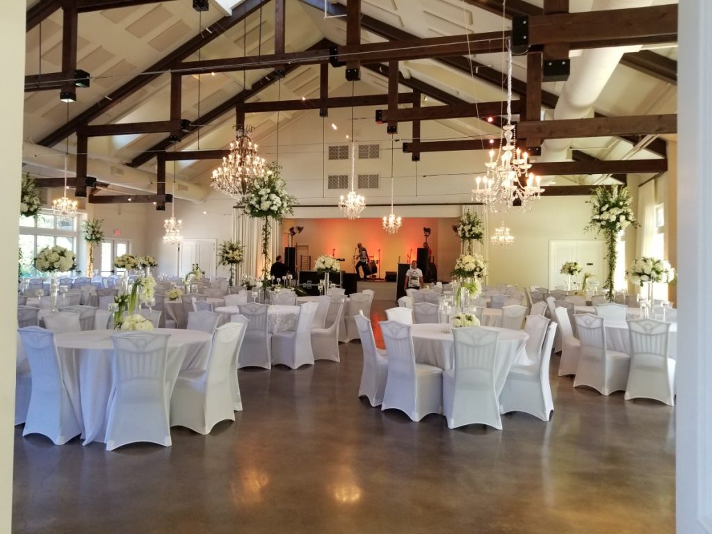 Chandeliers added