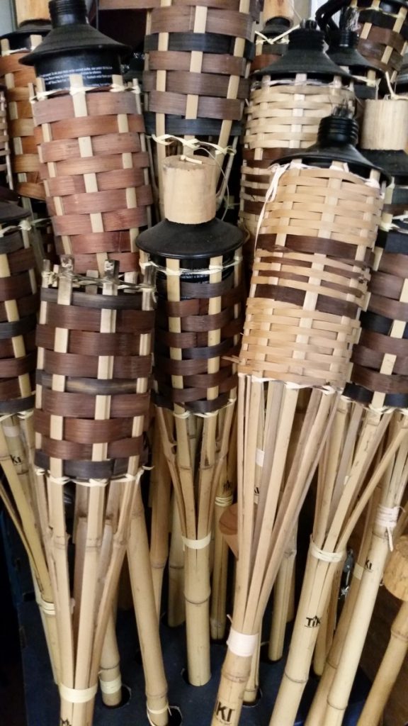 Tiki Torches for Themed Decor