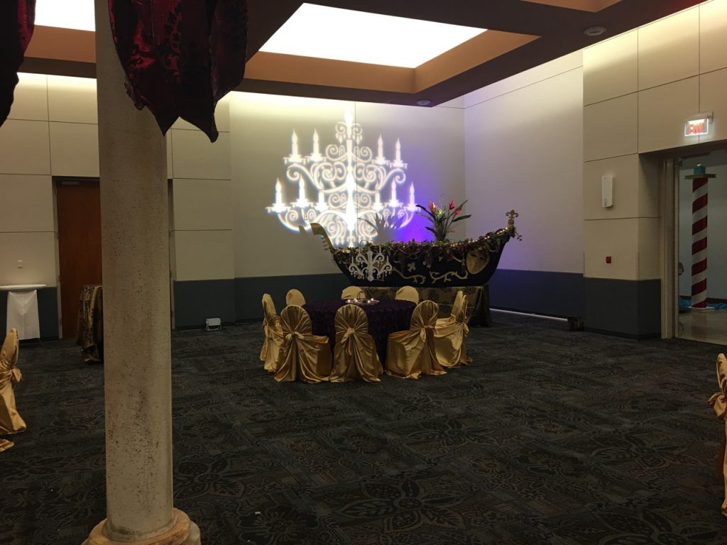Chandelier Gobo Themed Lighting