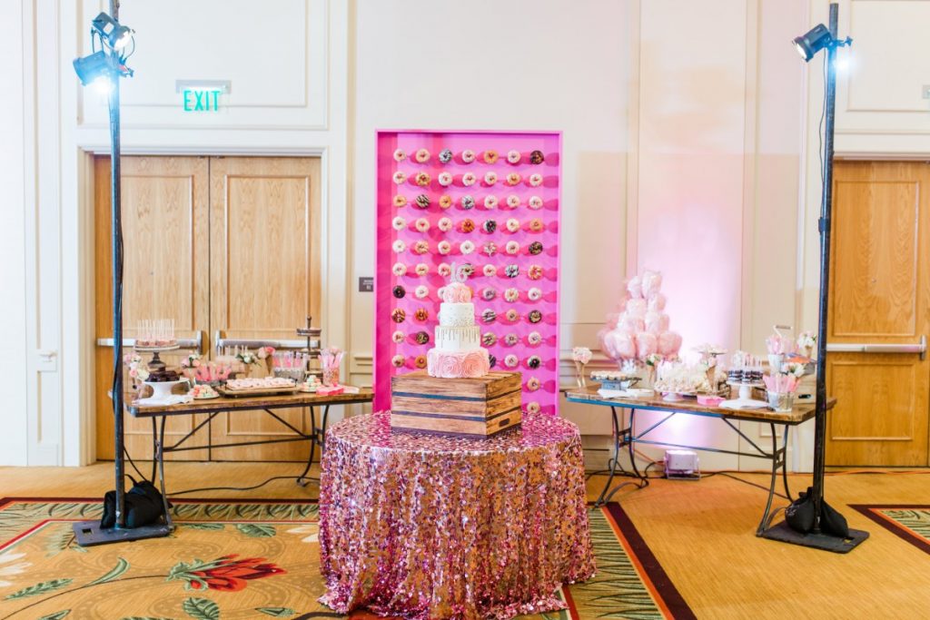 Custom Created Donut Wall