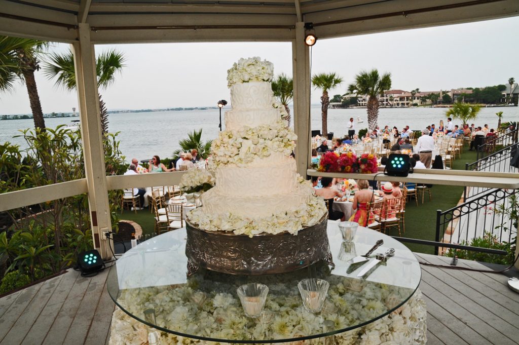 Custom Glass Cake Riser Decor