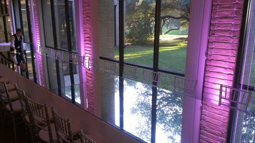 Mirrored Glass Table Topper Decor