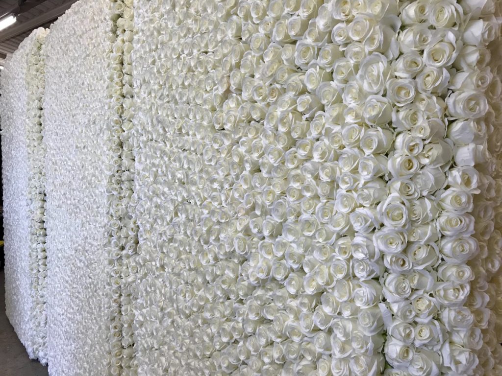 New White Flower Wall!