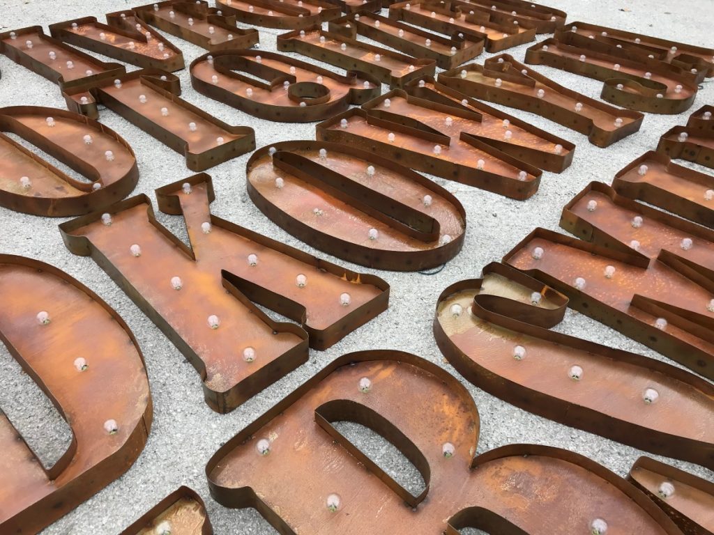 Lighted Marquee Letters