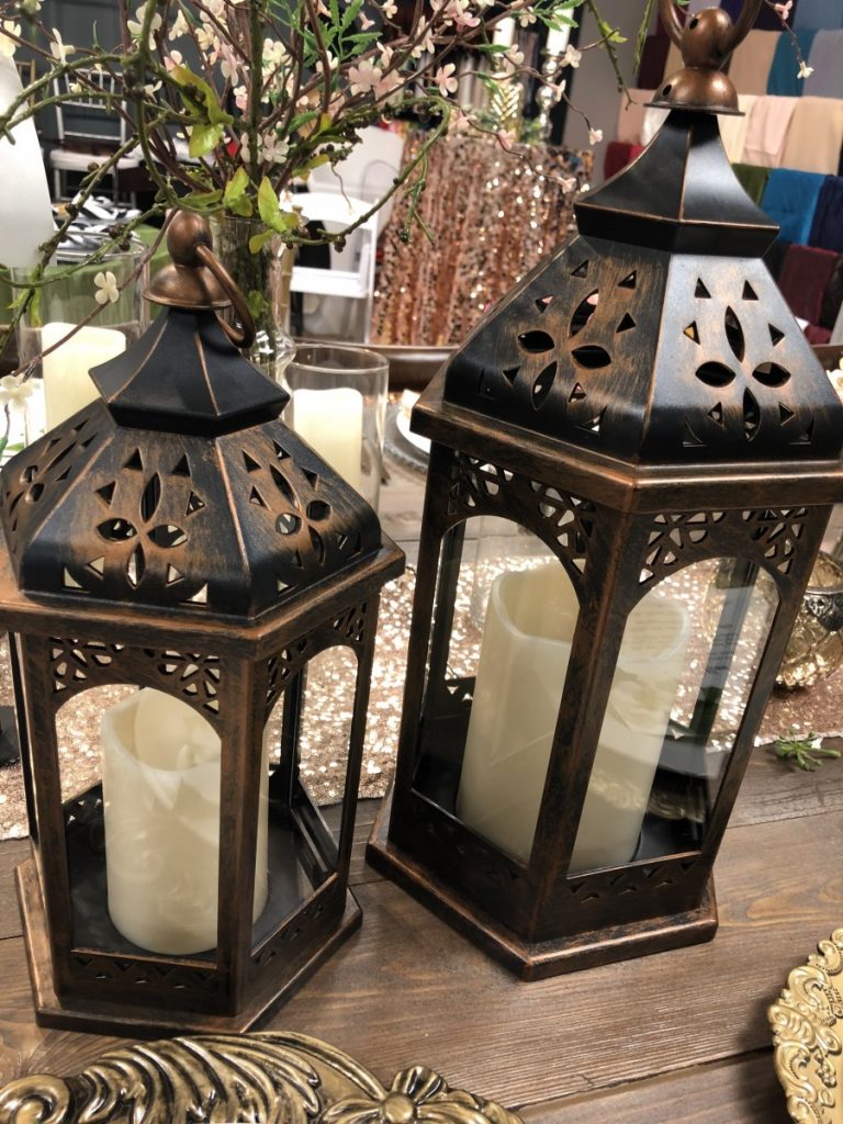 Table Top Decor - Lanterns - 13&quot; &amp; 16&quot;