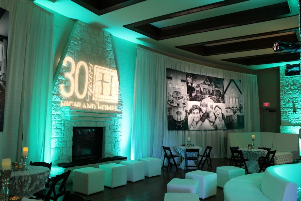Lighted Wall Draping