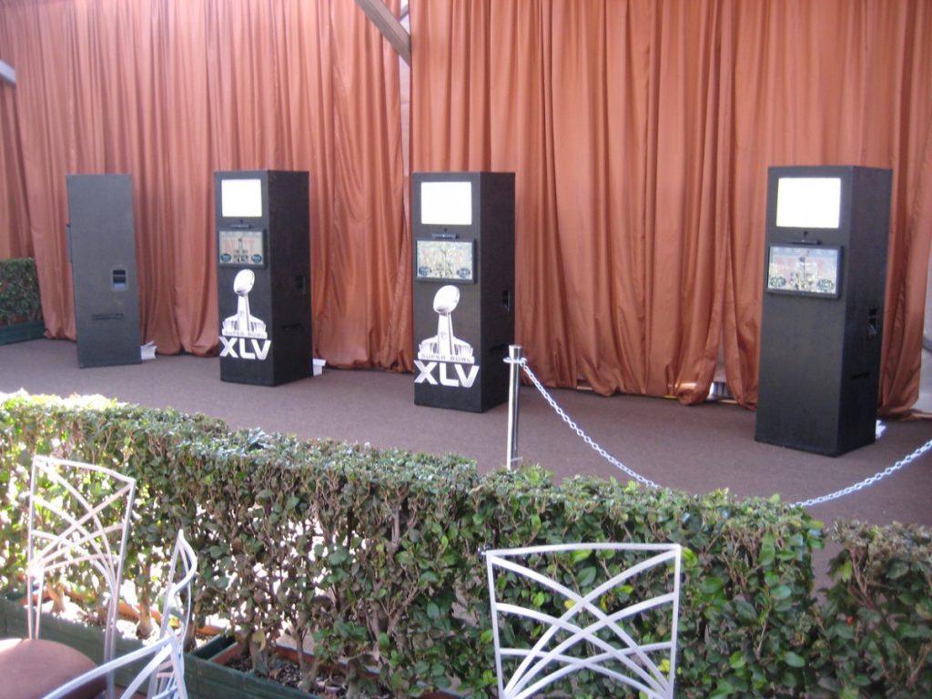 Custom Wrapped Kiosks - DPC Event Services
