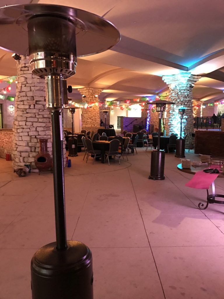 Mushroom Heaters Look Great Around the Area