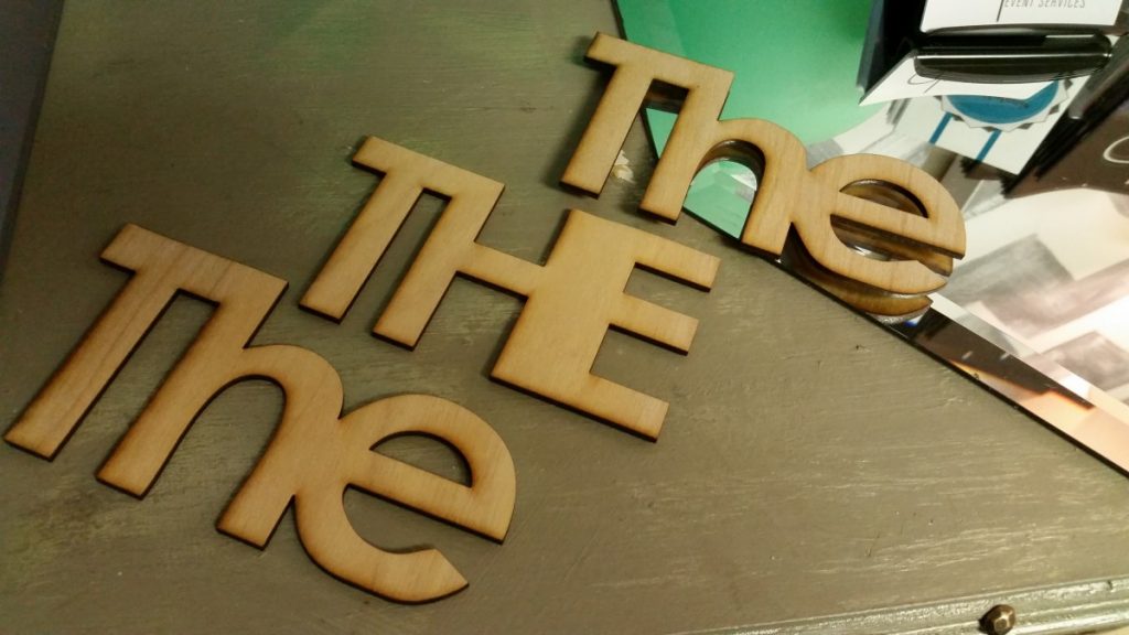 Wooden Laser Cutting