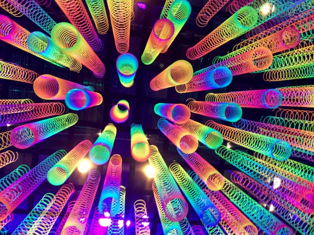 Black Lighting Creates Vibrant Colors!