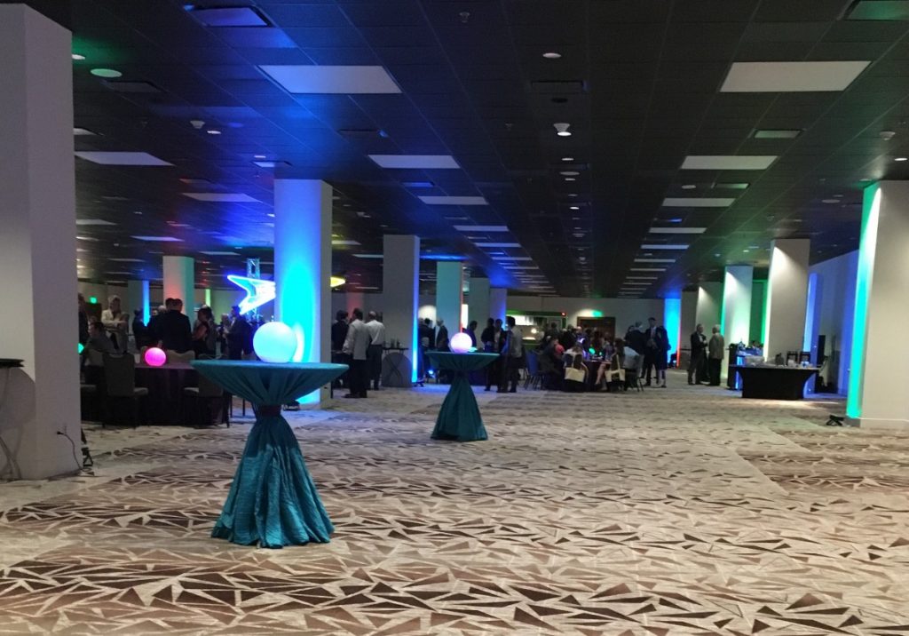 Orb Lighting as Table Top Lighting