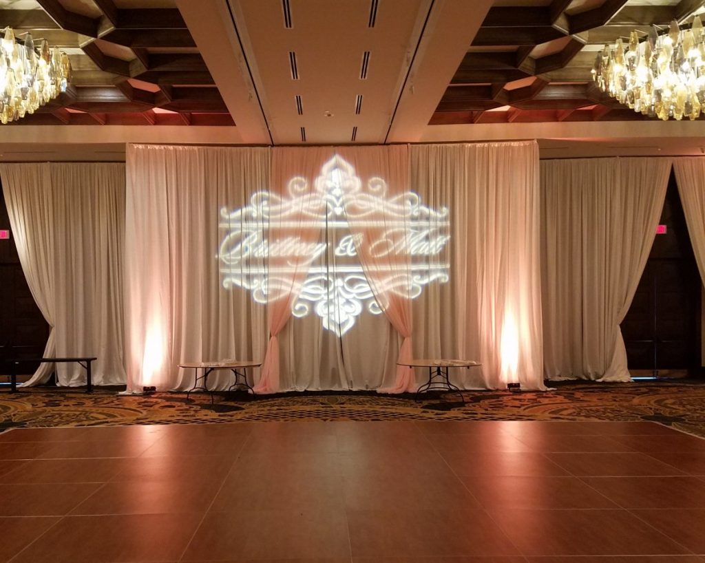 Custom Monogram Gobo Lighting