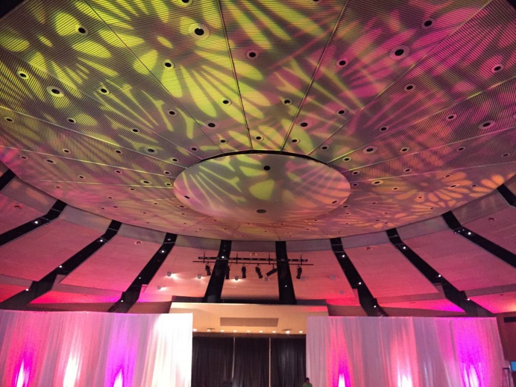 Colored (Glass) Gobos on Ceiling