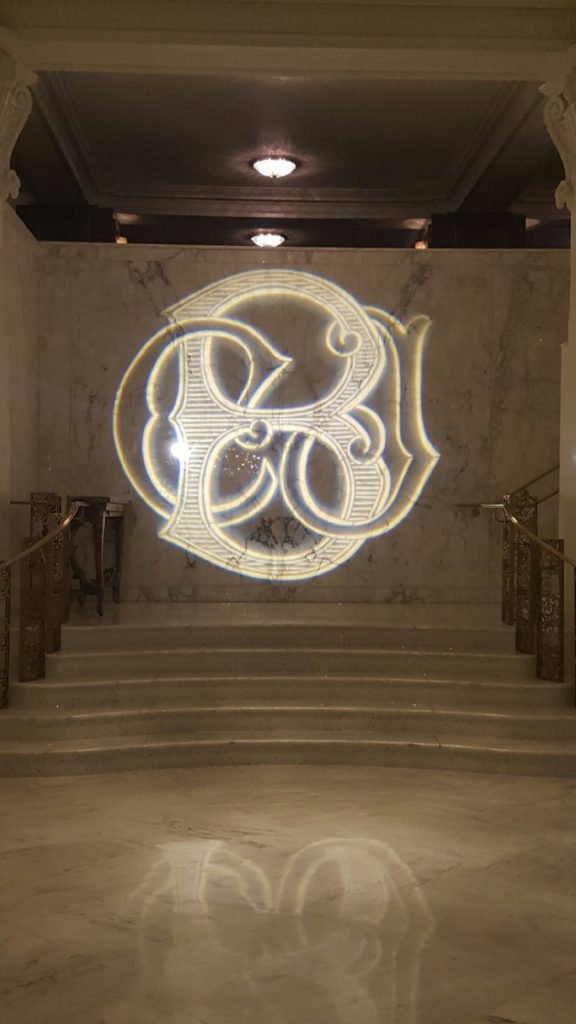 Custom Monogrammed Gobo