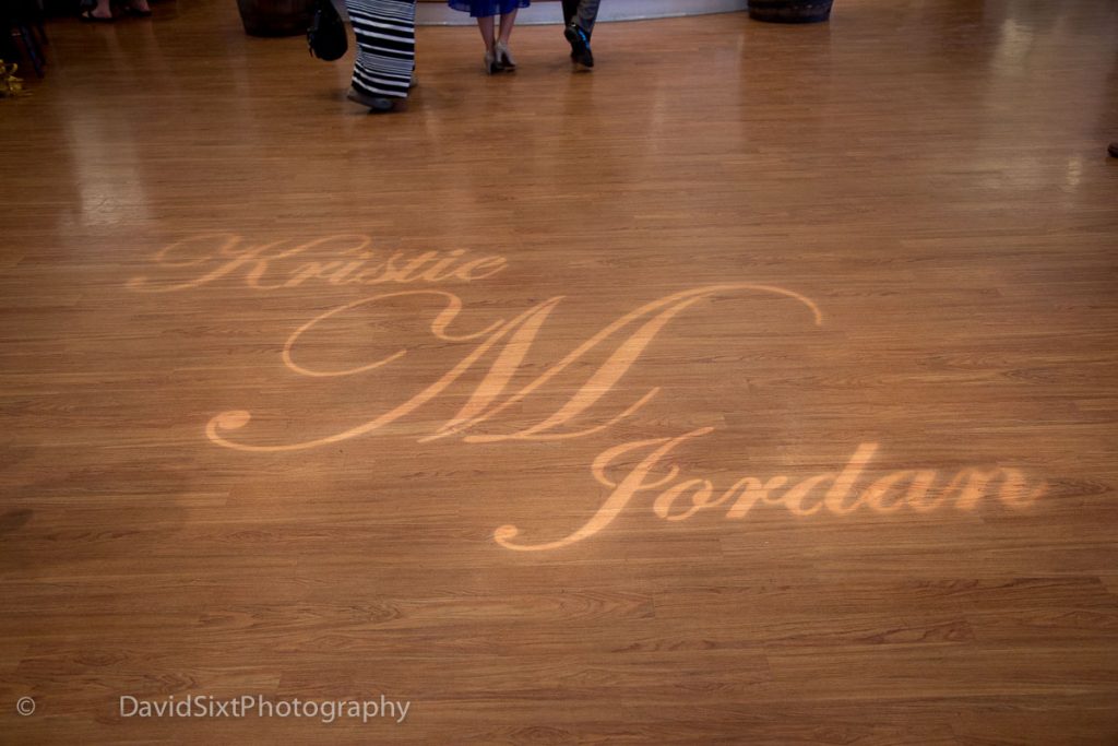 Custom Monogram Gobo Lighting