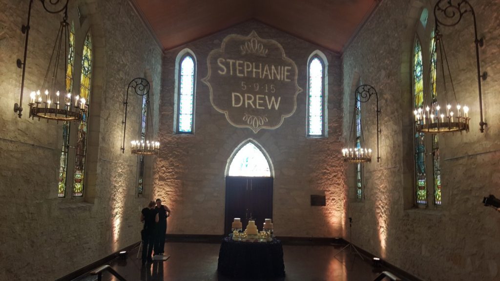 Custom Monogrammed Gobo Projection