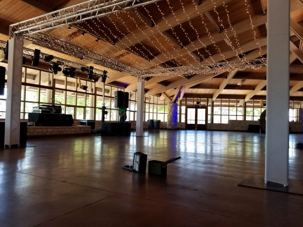 Twinkle Lights over Dancefloor with Truss Structures