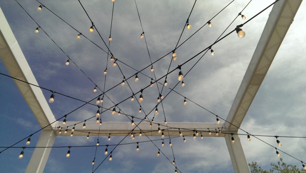 Center Shot of Custom String Lighting