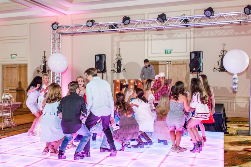 Trussing Lighting with LED Dance Floor