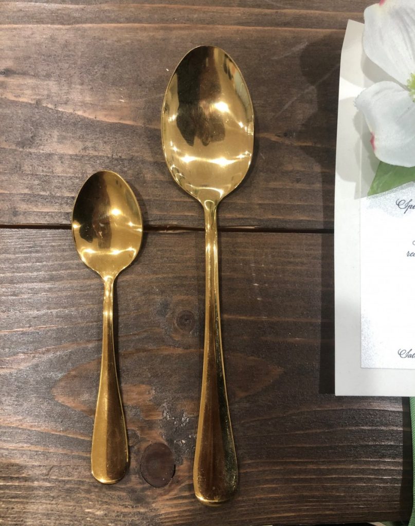 Gold Flatware - Spoon / Teaspoon
