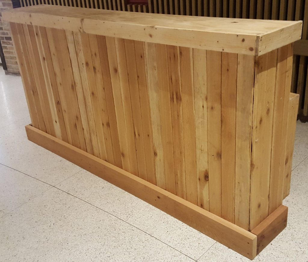 Rustic Wooden Picketed Bars