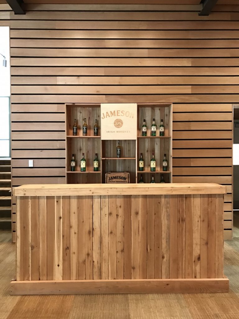 Wooden Picketed Rustic Bars