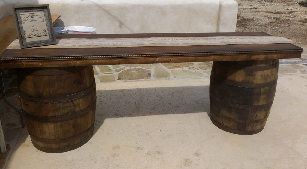 Wine Barrel Rustic Bars