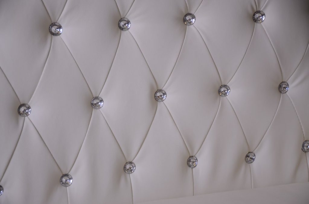 Up Close of Crystal Tufted Lounge Furniture