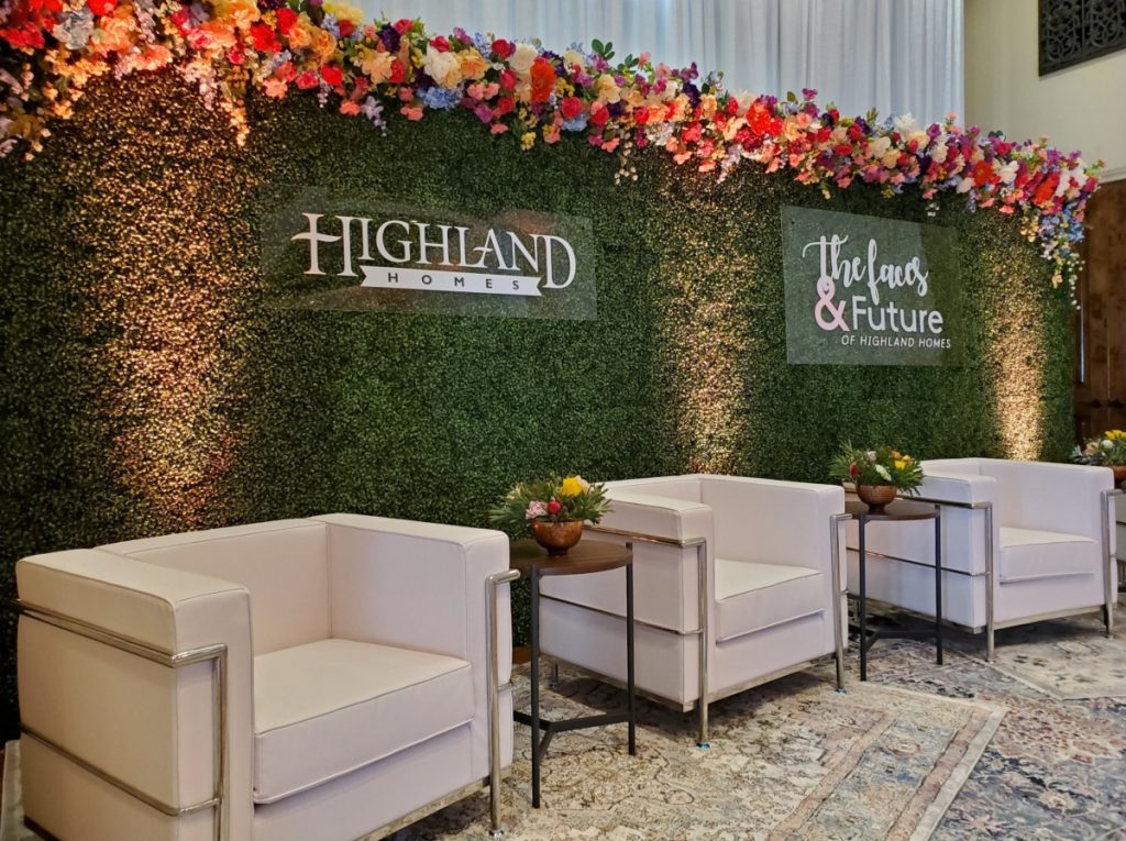 Club Chairs - White Leather with Chrome - Hedge Walls