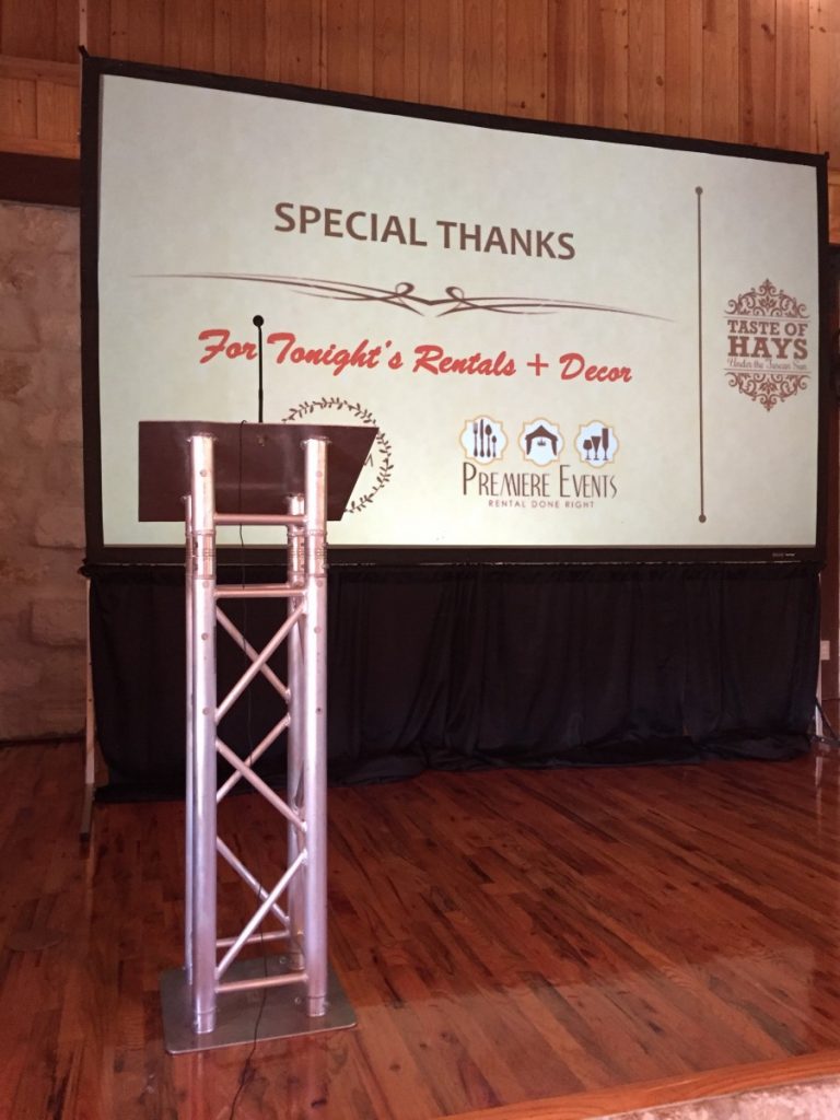 Truss Metal Podium